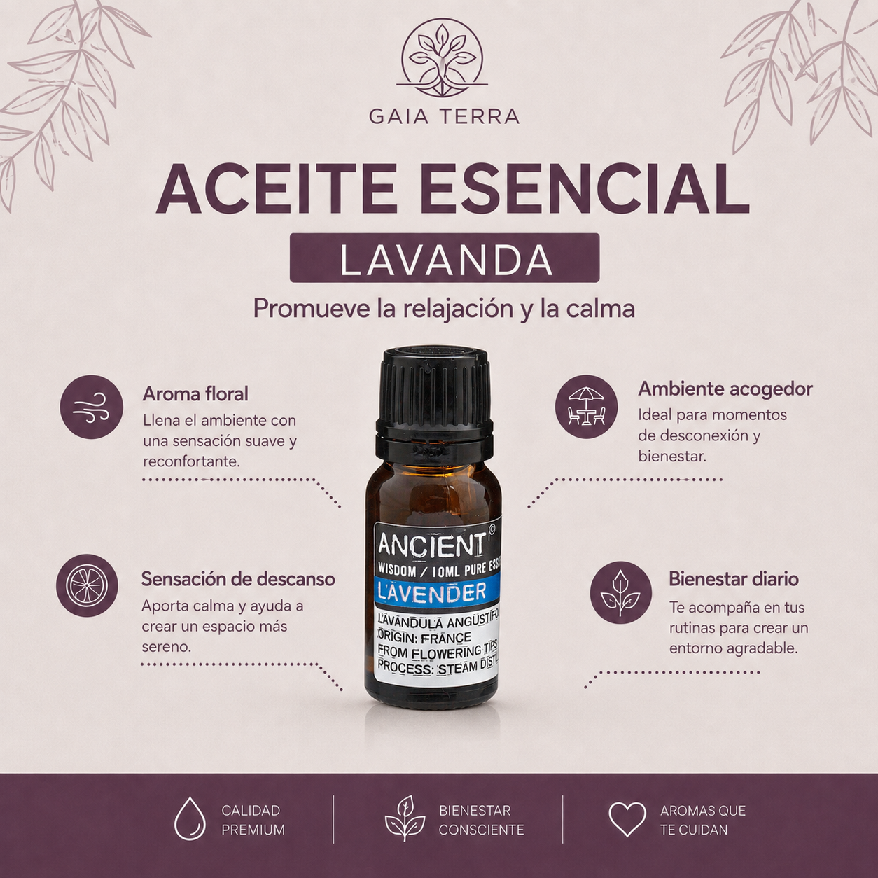 Aceite Esencial Lavanda