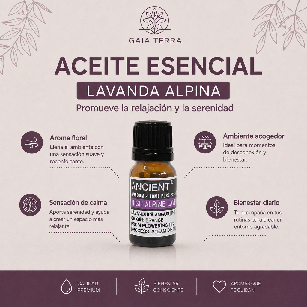 Aceite Esencial de Lavanda Alpina Alta 10ml