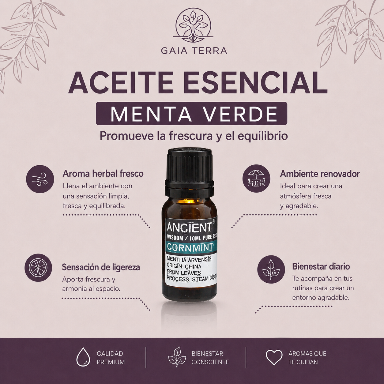 Aceite Esencial Menta verde