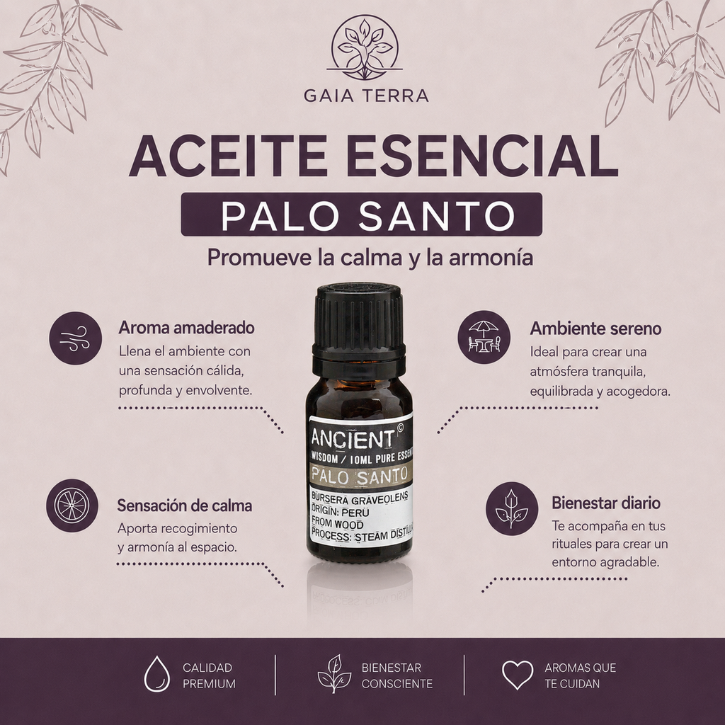 Aceite Esencial De Palo Santo 10ml