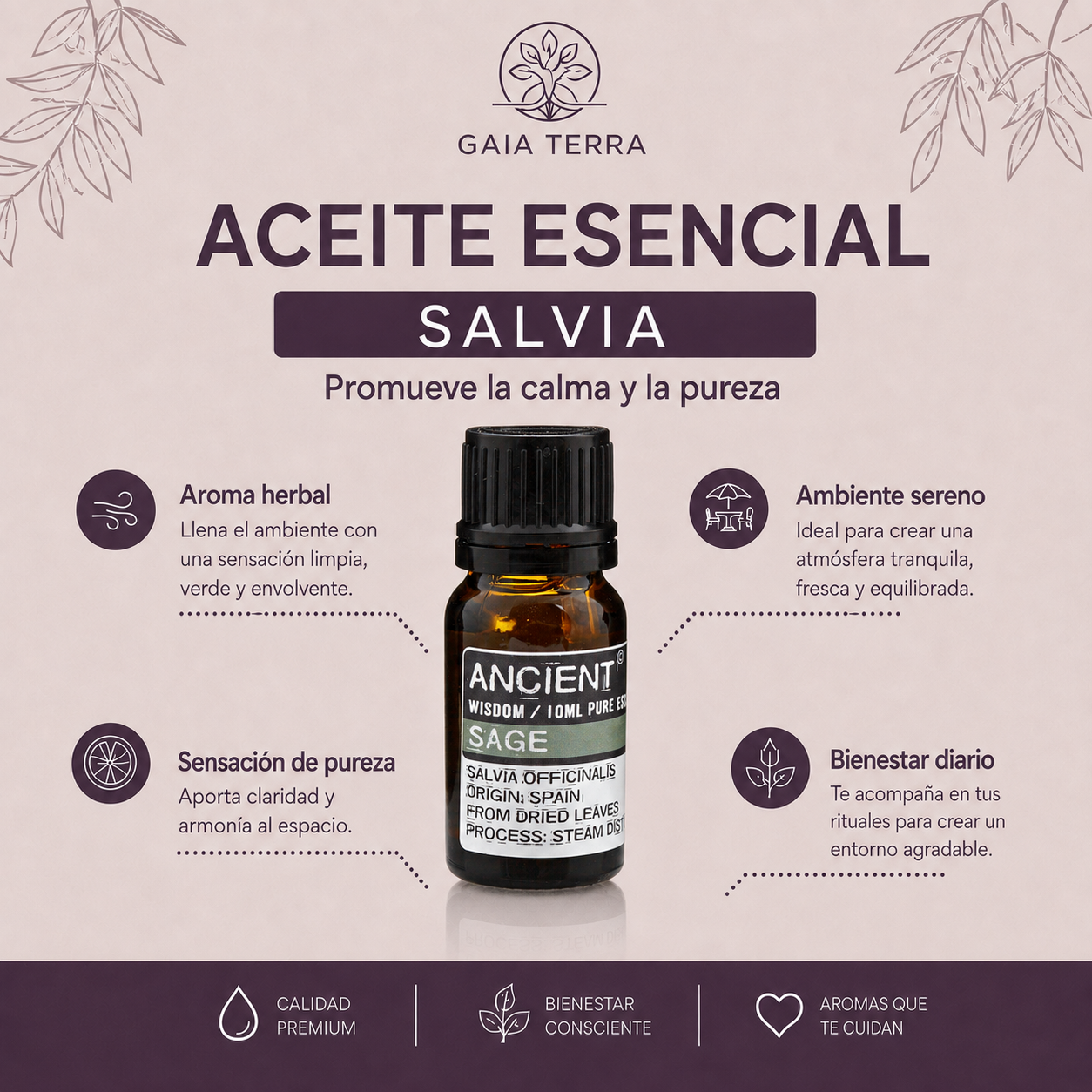 Aceite Esencial Salvia