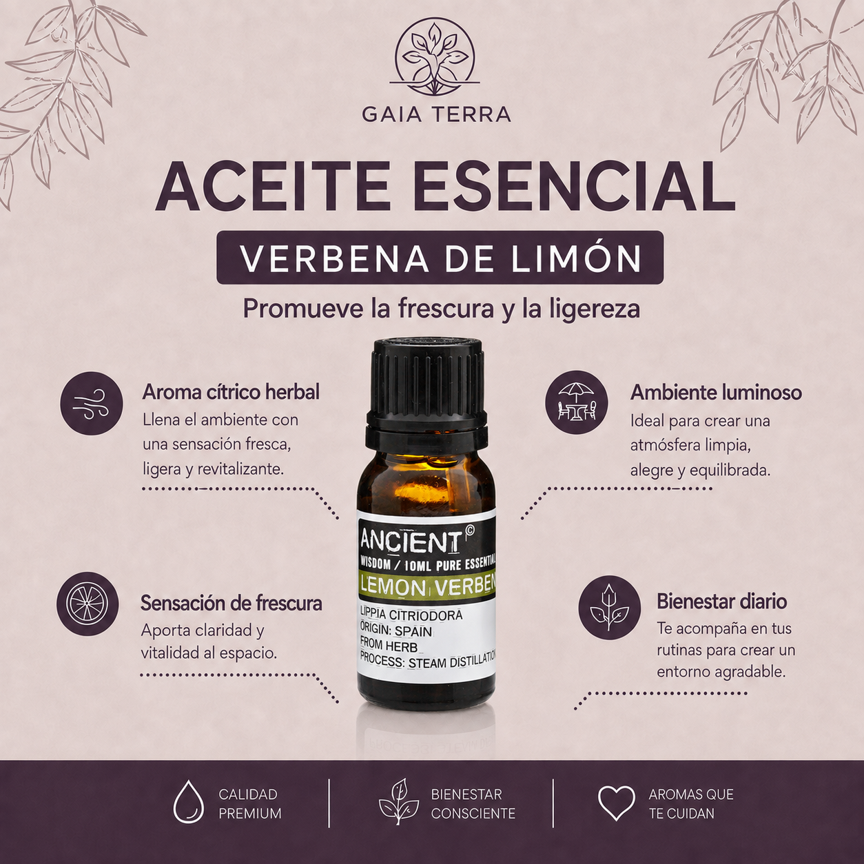 Aceite Esencial Verbena de limón