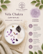 Velas de Cristal de Chakra  - Chakra de la Corona