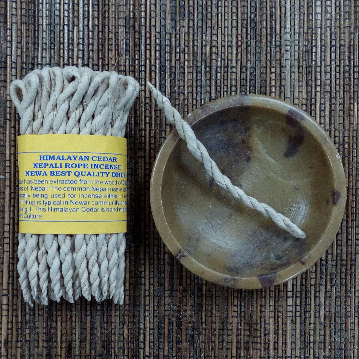 Incienso de Cuerda Hierbas Puras - Cedro - 51g.