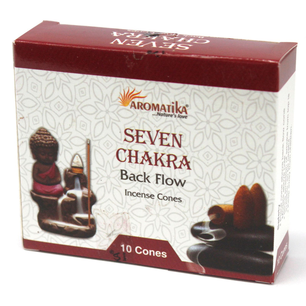 Conos de Incienso Reflujo - 7 Chakras