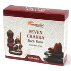 Conos de Incienso Reflujo - 7 Chakras