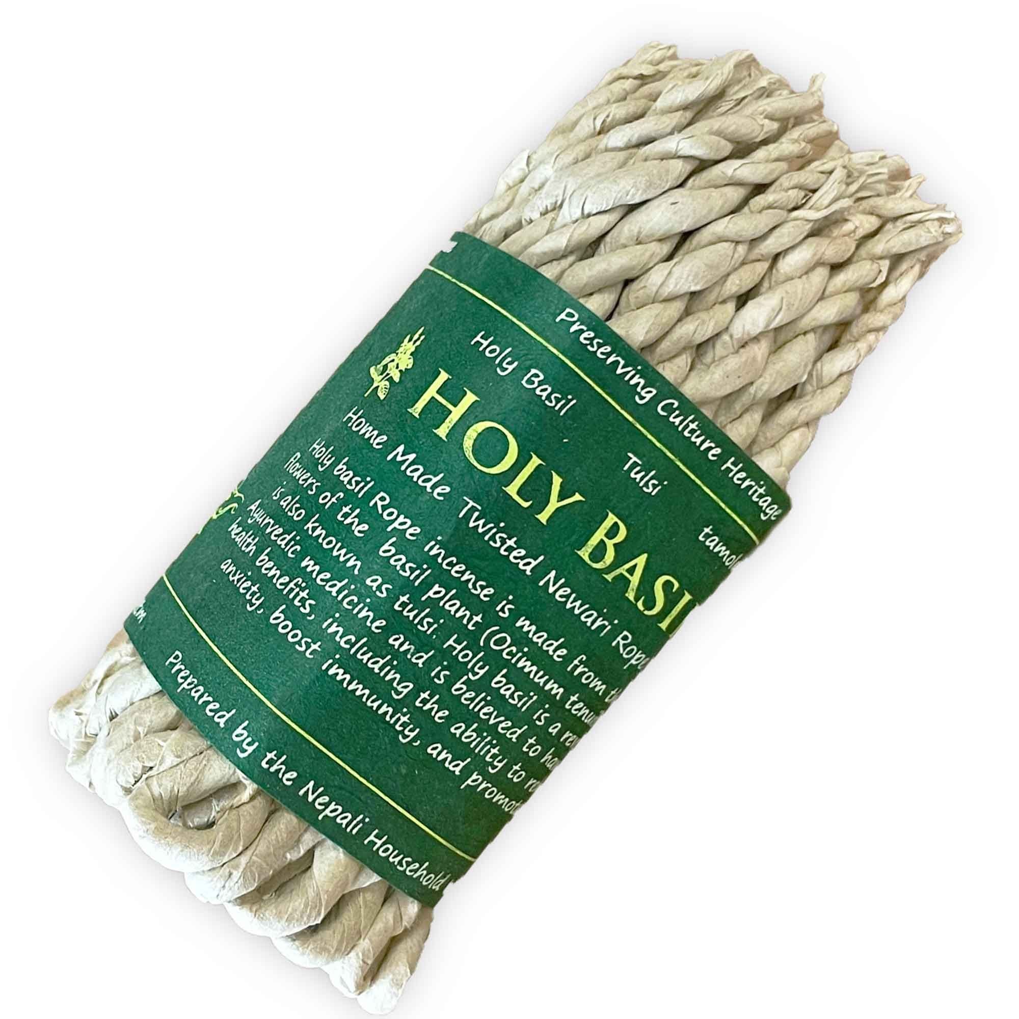 Incienso de Cuerda Hierbas Puras - Albahaca - 51g.