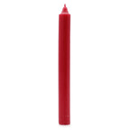Velas a Granel de Color Sólido - Rojo Rústico - Paquete de 10