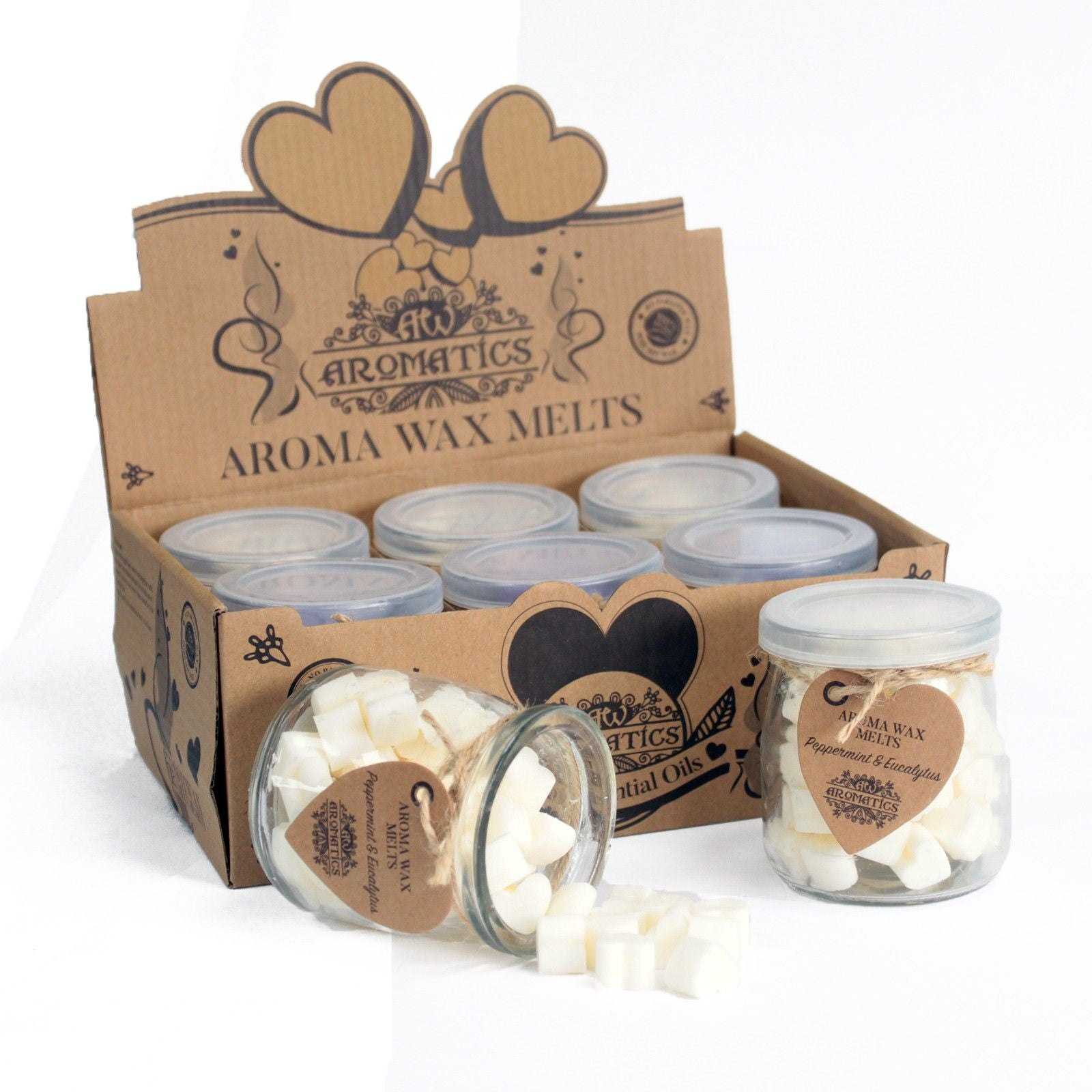 Pastillas de cera aromática - Menta y Eucalipto