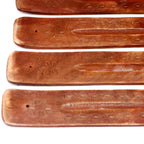 Porta Inciensos de Madera de Mango Tallada