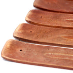 Porta Inciensos de Madera de Mango Tallada