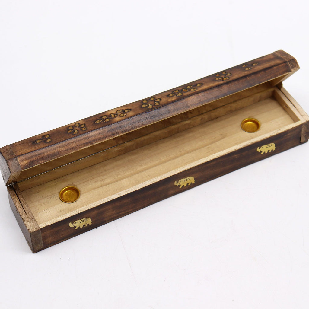 Caja de Humo de Madera de Mango