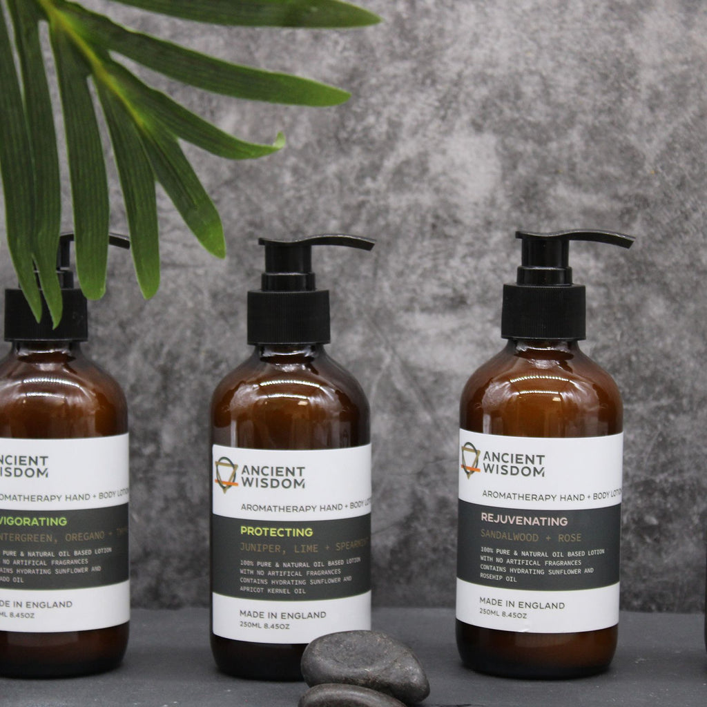 Loción de Manos y cuerpo con Enebro, Lima y Hierbabuena 250 ml
