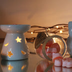 Quemador aceite SM - lunas y estrellas